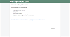Desktop Screenshot of barrygifford.com