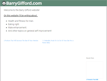 Tablet Screenshot of barrygifford.com